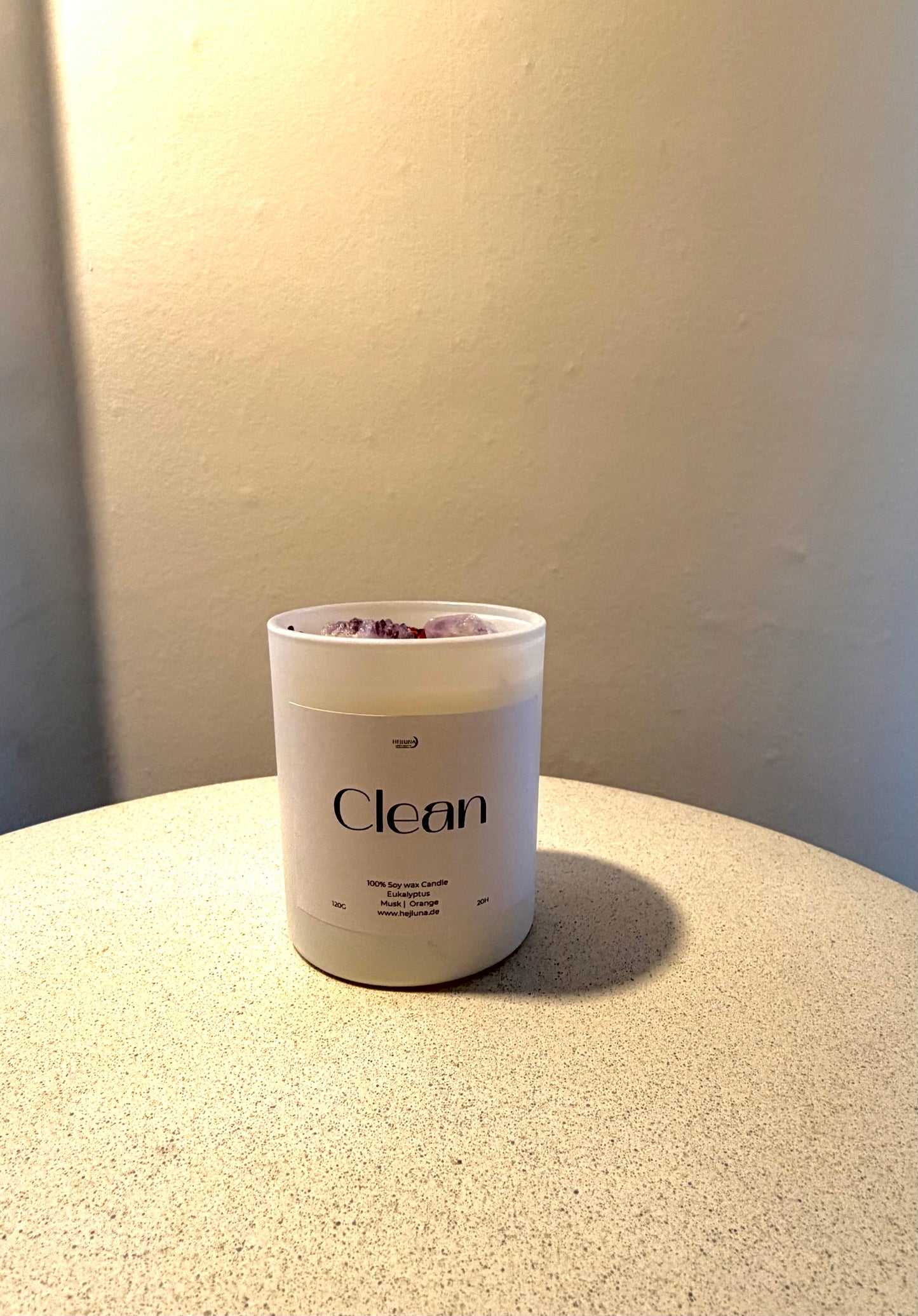 Clean Candle mit Spirit Quartz | Limited Studio Edition