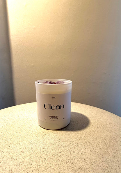 Clean Candle mit Spirit Quartz | Limited Studio Edition