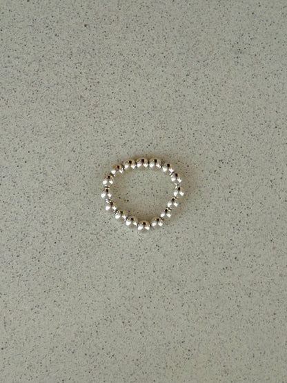 Perlenring auf Gummizug | verschiede Steinsorten