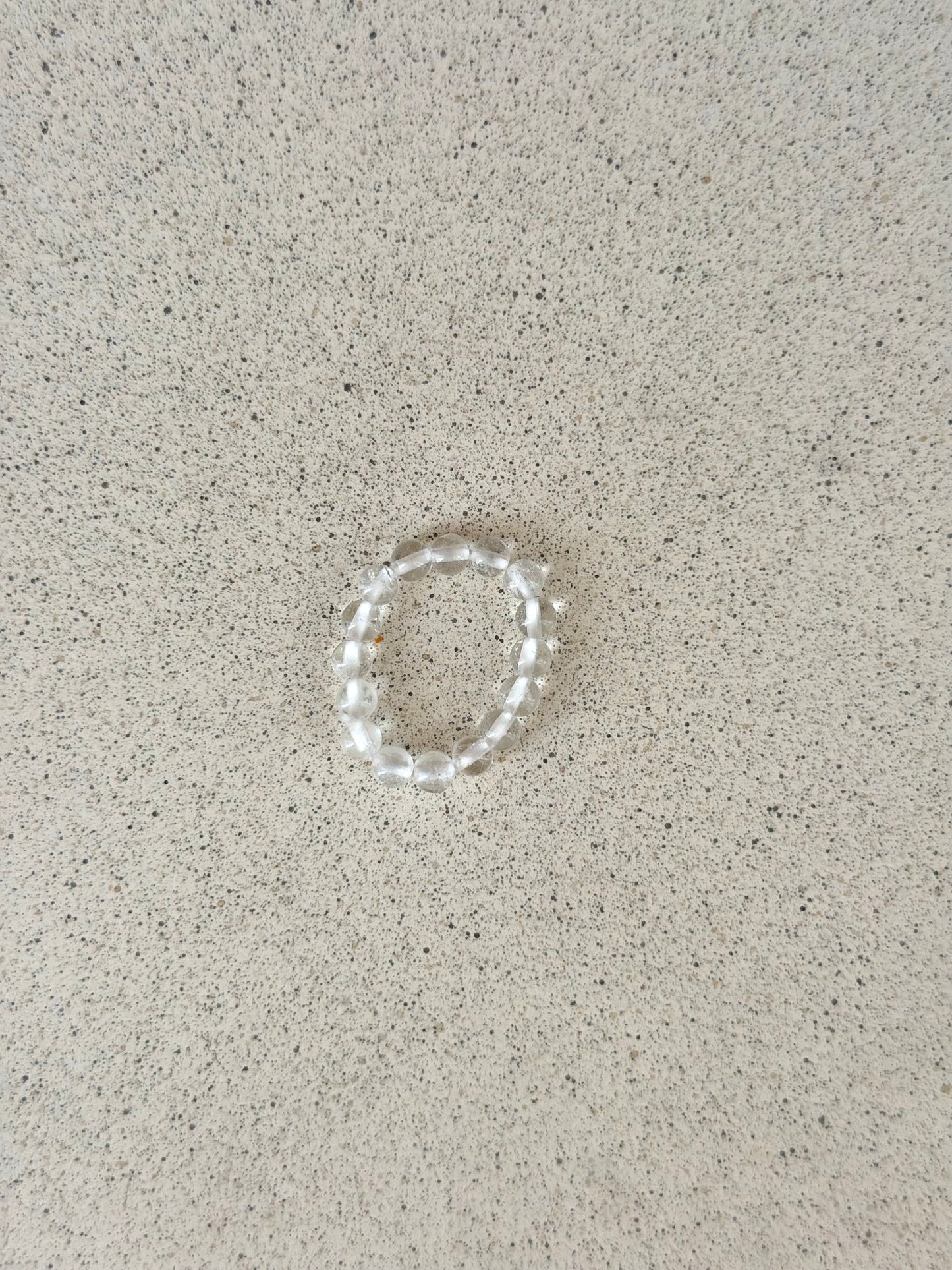 Perlenring auf Gummizug | verschiede Steinsorten