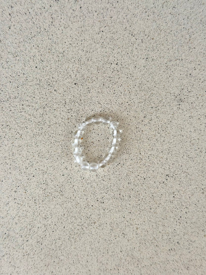 Perlenring auf Gummizug | verschiede Steinsorten