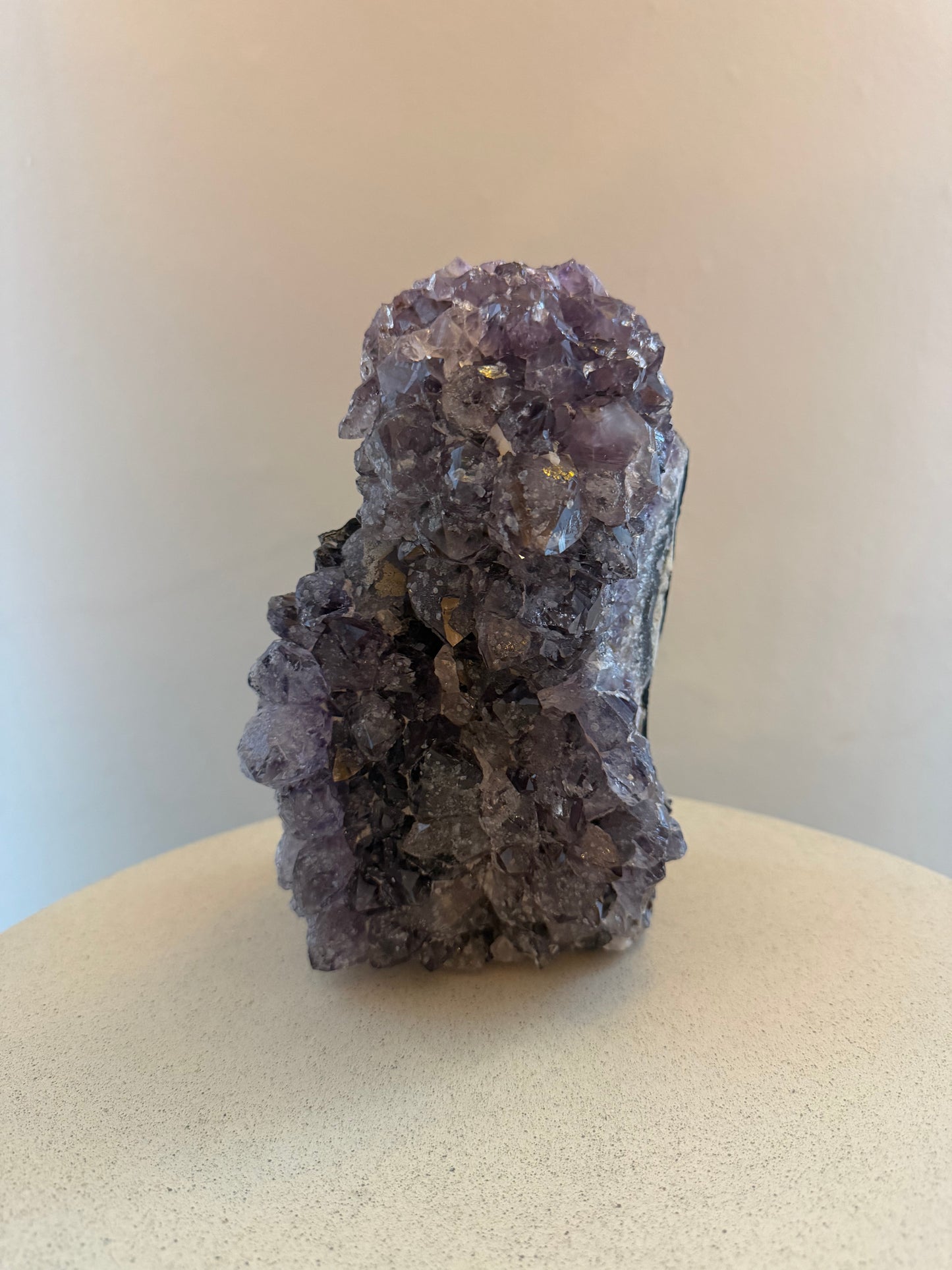 Kristalllampe aus Amethyst, Rosenquarz oder Bergkristall – natürliche Edelstein-Lampe