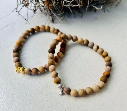 Versteinertes Holz Armband | Handmade