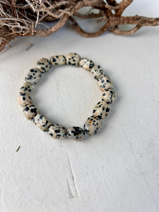Dalmatinerstein Armband | Nugget
