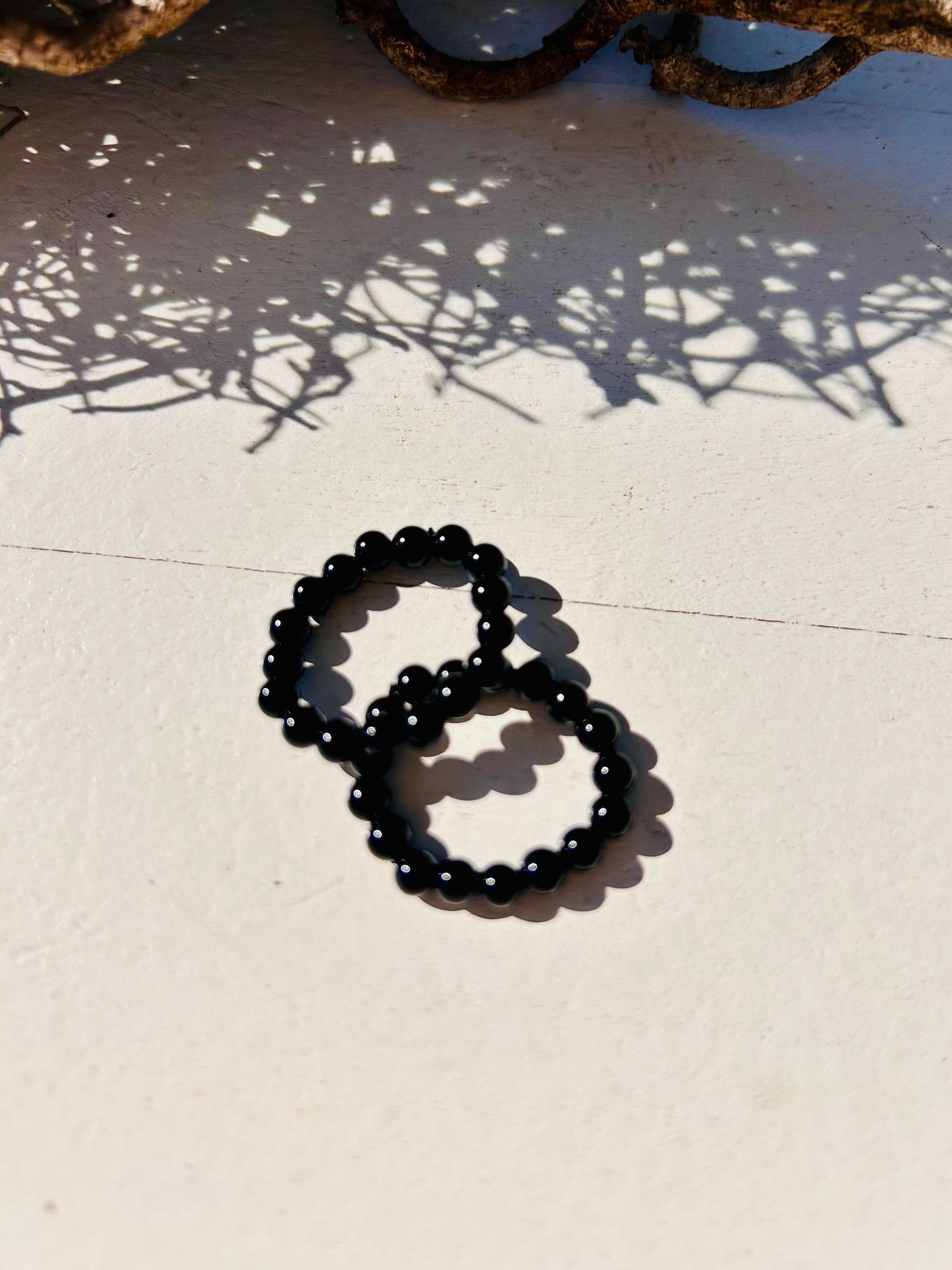 Perlenring auf Gummizug | verschiede Steinsorten