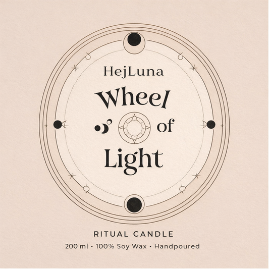 Wheel of Light - Ritualkerze für den Kreis des Jahres