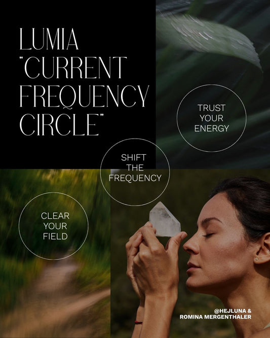Lumia Current Frequency Circle – Online Energie-Zirkel mit Kristall, Energiearbeit und Meditation für Feldreinigung und Frequenzarbeit, live per Zoom für Deutschland, Österreich und die Schweiz