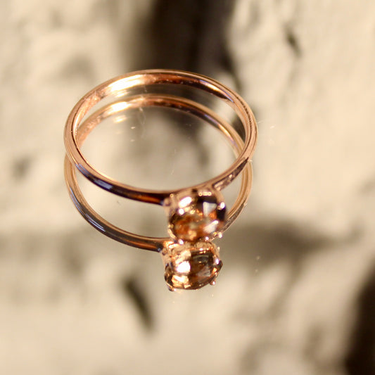 Rauchquarz Ring | Rosegold Limited Edition